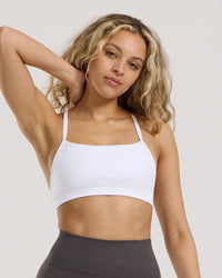 Define 2.0 Seamless Racer Back Bra | White