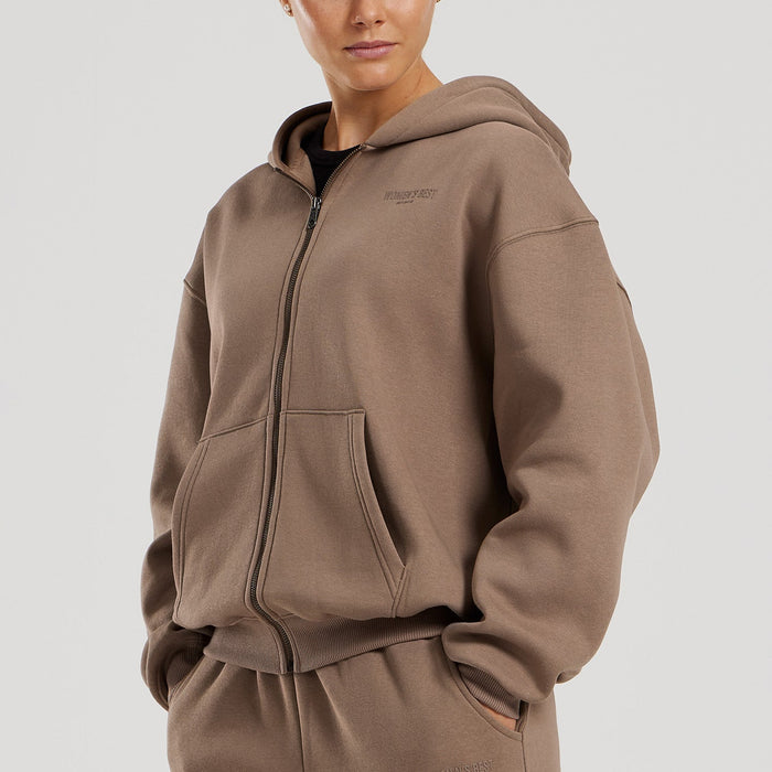 Comfort Oversized Zip-Up Hoodie | Caribou