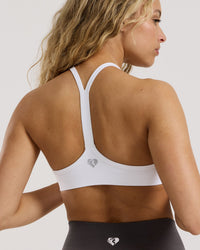 Define 2.0 Seamless Racer Back Bra | White