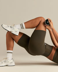 Power Seamless Cycling Shorts | Dark Olive