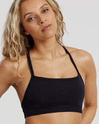 Define 2.0 Seamless Racer Back Bra | Black