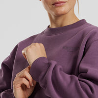 Comfort Cropped Crew Neck | Dusk