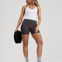 Define 2.0 Seamless Scrunch 4" Shorts | Graphite
