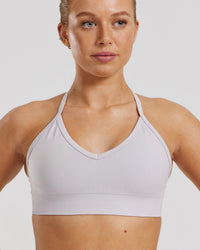 Define 2.0 Seamless Halter Neck Bra | Steel Grey