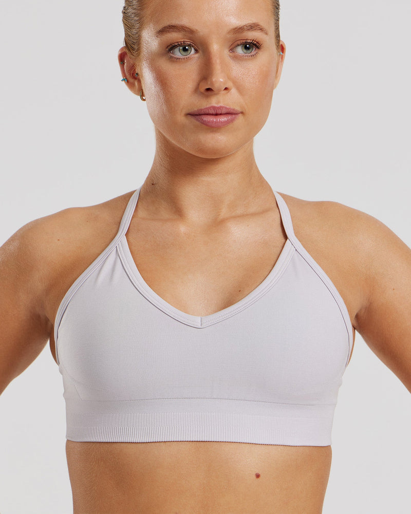 Define 2.0 Seamless Halter Neck Bra | Steel Grey