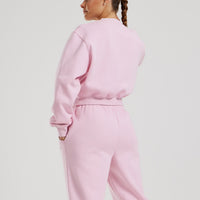 Comfort Cropped Crew Neck | Quartz