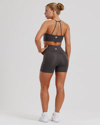 Essential Scoop-Neck Bralette | Graphite
