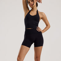 Define 2.0 Seamless Scrunch 4" Shorts | Black