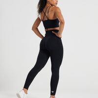 Power Seamless Leggings | Black