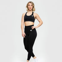 Move Seamless Sports Bra | Black Marl