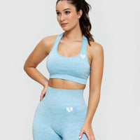 Move Seamless Sports Bra | Blue Marl