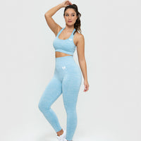 Move Seamless Sports Bra | Blue Marl