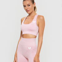 Move Seamless Sports Bra | Light Pink Marl