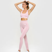 Move Seamless Sports Bra | Light Pink Marl