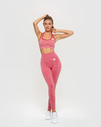 Move Seamless Sports Bra | Red Marl