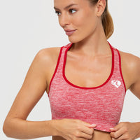 Move Seamless Sports Bra | Red Marl