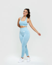 Move Seamless Leggings | Blue Marl