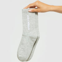 Crew Socks (1PK) | Grey Melange