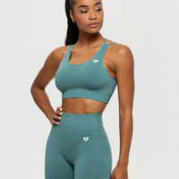 Power Seamless Sports Bra | Sea Pine