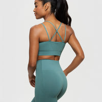 Power Seamless Sports Bra | Sea Pine