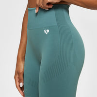 Power Seamless Cycling Shorts | Sea Pine