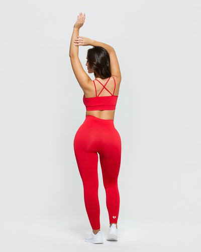 Power Seamless Leggings | Red