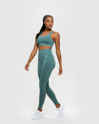 Power Seamless Leggings | Sea Pine