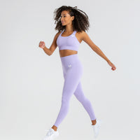 Power Seamless Sports Bra | Lilac