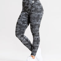 Camo Seamless Leggings | Black