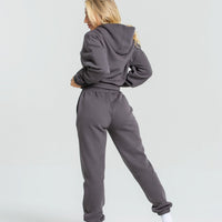 Comfort Cropped Hoodie | Charcoal