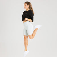 Power Crop Top | Black
