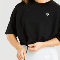 Power Crop Top | Black
