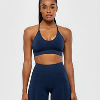 Define Seamless Racer Back Bra | Sapphire Blue