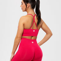 Define Seamless Racer Back Bra | Viva Magenta