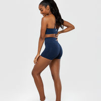 Define Scrunch Seamless Shorts | Sapphire Blue