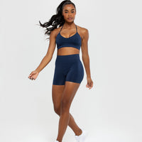 Define Scrunch Seamless Shorts | Sapphire Blue