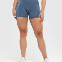 Define Scrunch Seamless Shorts | Smoke Blue