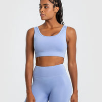 Essential Sports Bra | Powder Blue
