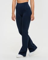 Essential Flared Leggings | Sapphire Blue