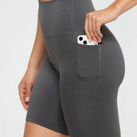 Essential Cycling Shorts with Pockets | Graphite