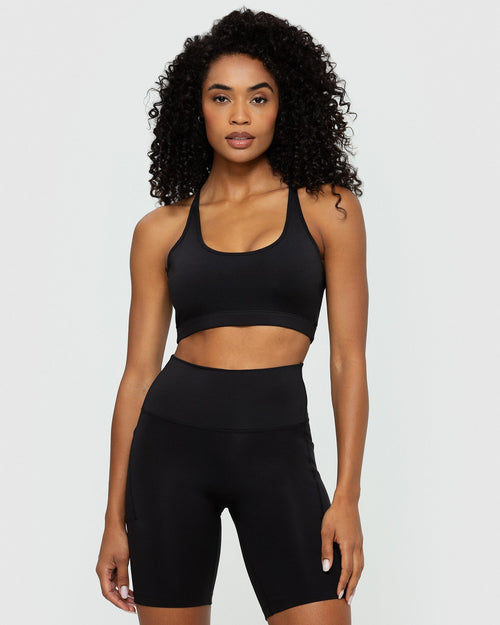 Essential Scoop-Neck Bralette | Black