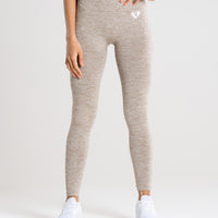 Move Seamless Leggings | Brown Grey Marl