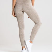 Move Seamless Leggings | Brown Grey Marl