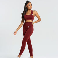 Move Seamless Sports Bra | Ruby Red Solid