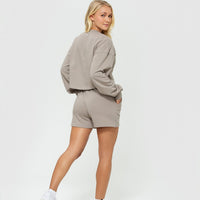 Comfort Cropped Crew Neck | Buff