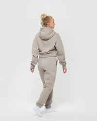 Comfort Cropped Hoodie | Buff