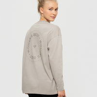 Comfort Oversized Long Sleeve T-Shirt | Buff