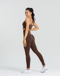 Power Seamless Leggings | Walnut Brown