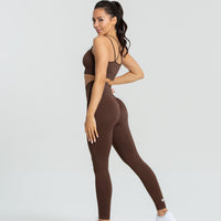 Power Seamless Leggings | Walnut Brown